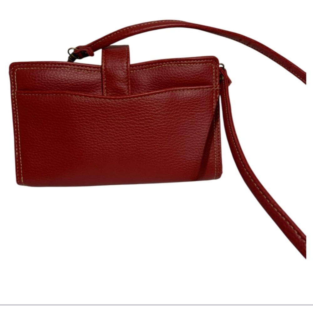 Buxton Red Crossbody Bag Handbag Clutch